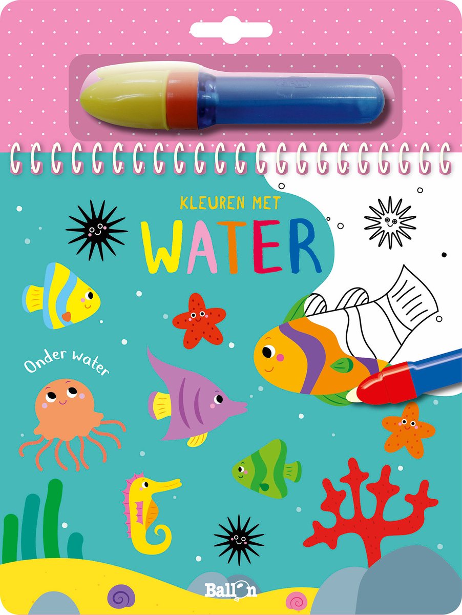 Editore standard che colora con l'acqua - mondo sottomarino