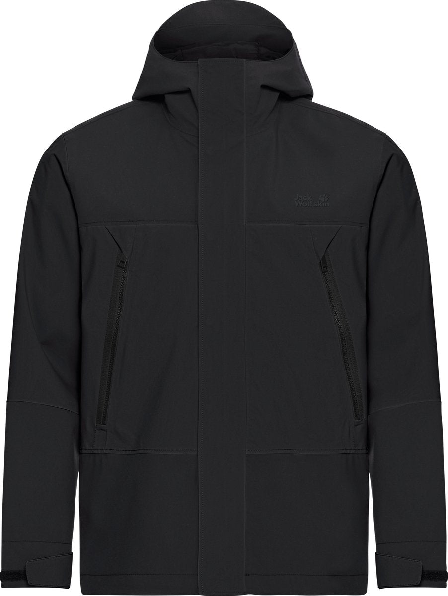 Giacca outdoor da uomo Jack wolfskin onera 2l jkt m - nera