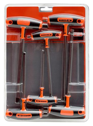 Set di chiavi a brugola Bahco da 3-10 mm, 6 pezzi