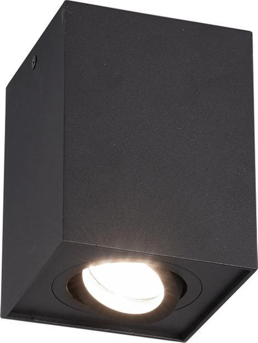 Trio biscotto - lampada da soffitto - nero opaco - escl. 1x gu10 35w
