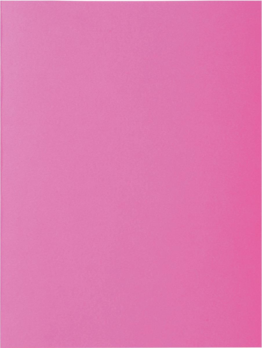Exacompta rock's 80 - paquete de 100 carpetas insertables 22x31cm para A4 - rosa - 800020e