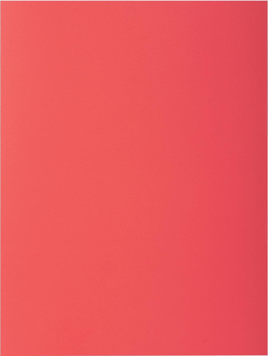 Exacompta rock''s 80 - paquete de 100 carpetas insertables 22x31cm para A4 - rojo - 800012e