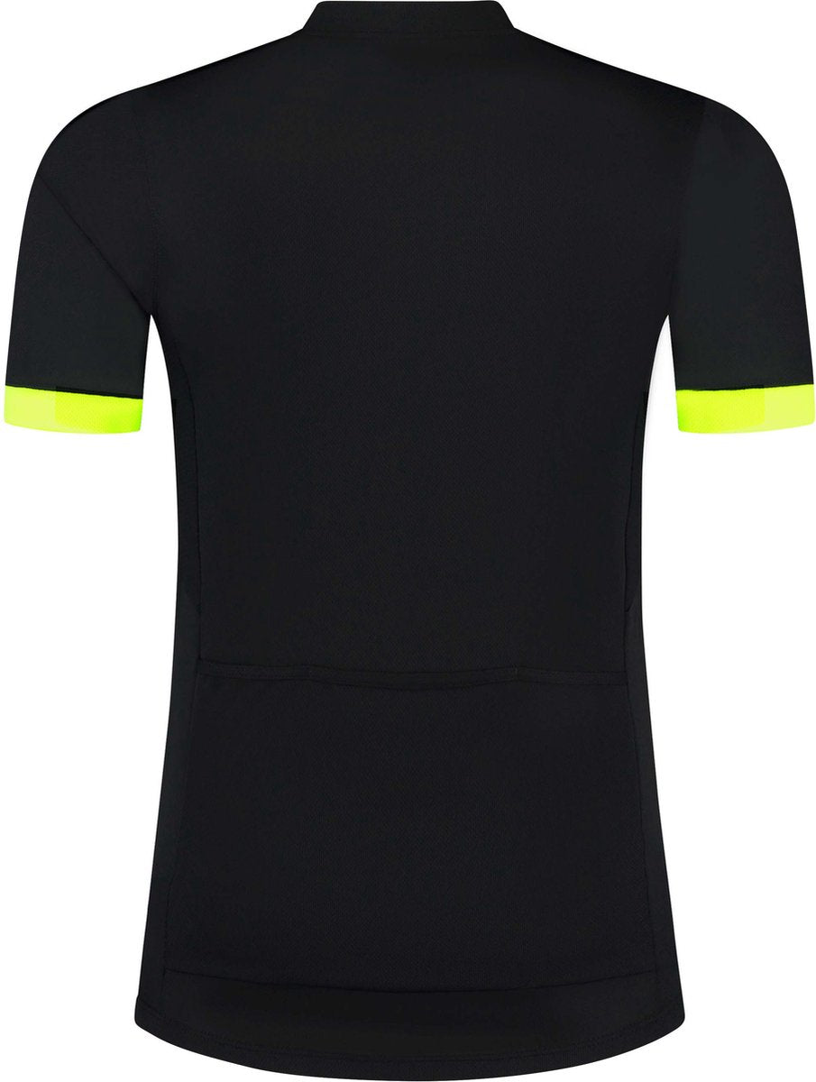 Maglia ciclismo Rogelli core uomo - maniche corte - nero giallo fluo - l