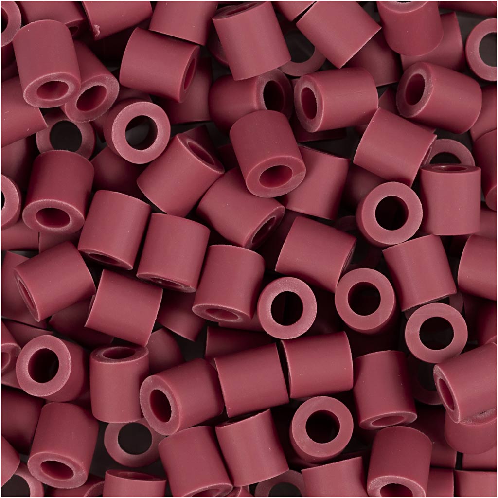 Bioperle Nabbi di , misura 5x5 mm, misura buco 2,5 mm, media, bordeaux, 1000 pezzi 1 scatola