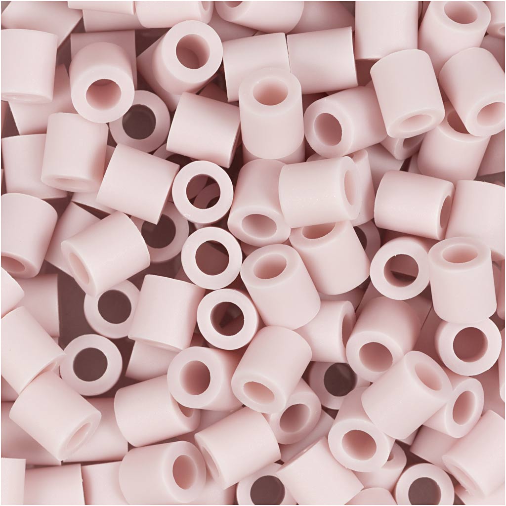 Bioperle Nabbi di , misura 5x5 mm, misura buco 2,5 mm, media, rosa chiaro, 1000 pezzi 1 scatola