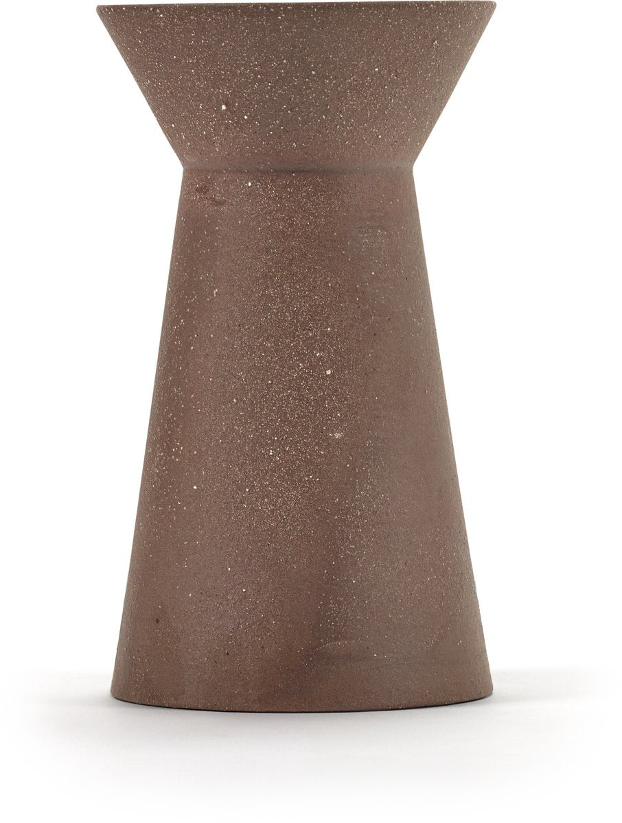 Serax - marie michielssen urban jungle - vaas s - roodbruin - h 16,5cm - 9 ø