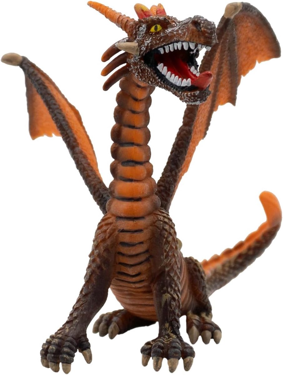 Dragón Bullyland sentado naranja (75595)