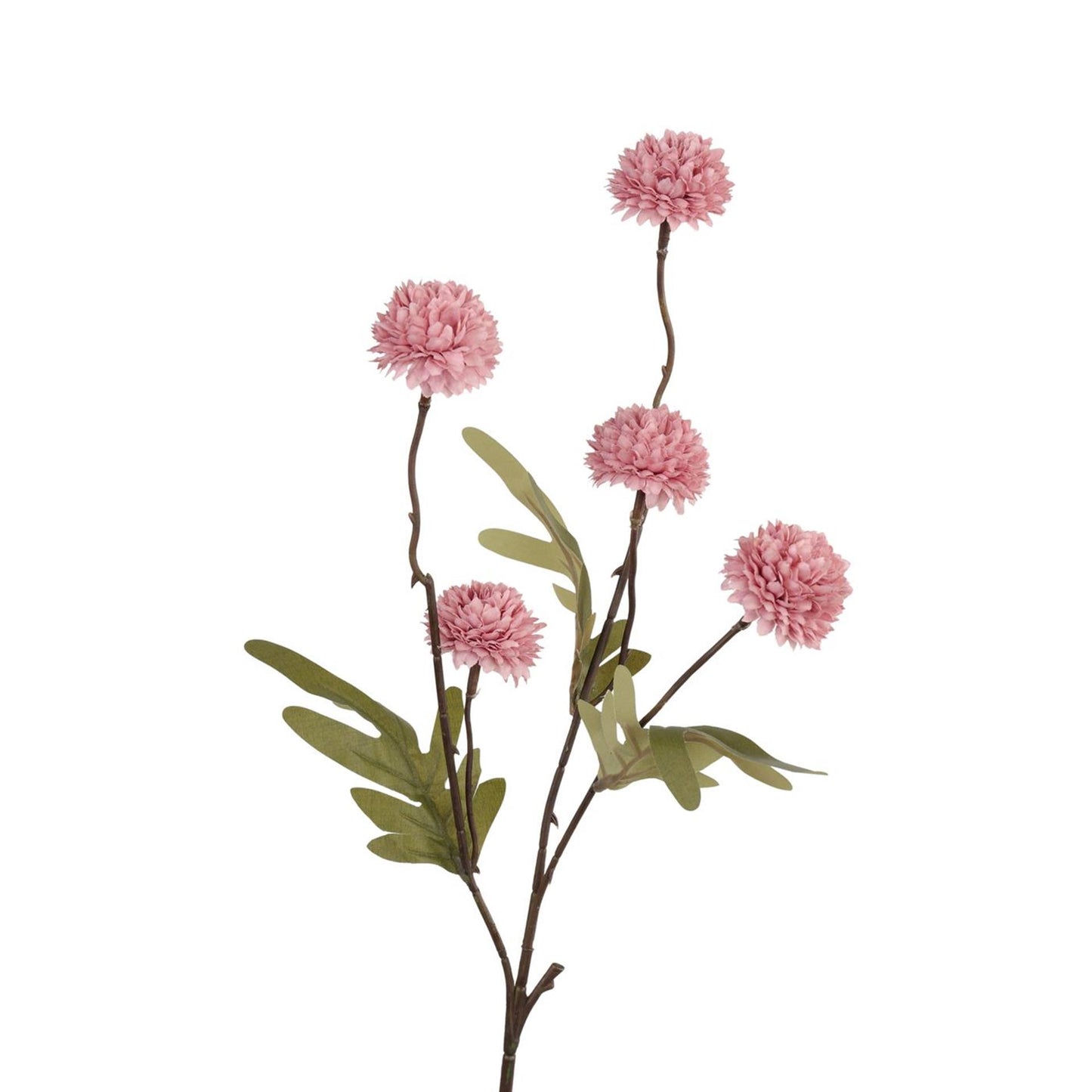 Roberts collection pompón flor artificial 52cm authum rosa viejo