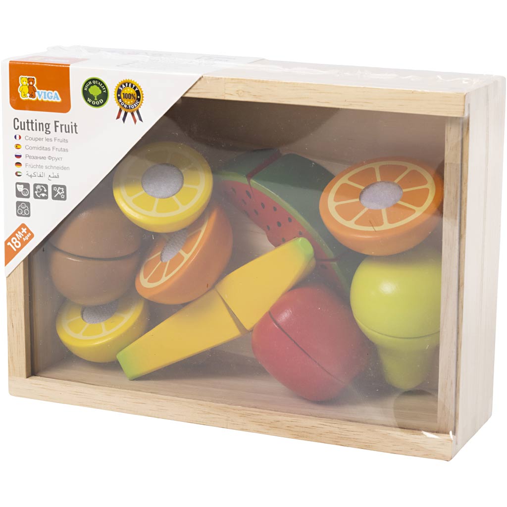 Viga cuajado de frutas cortables, 17 piezas 1 caja
