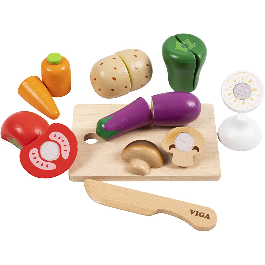 Juego de verduras cortables Viga, 20 piezas 1 juego