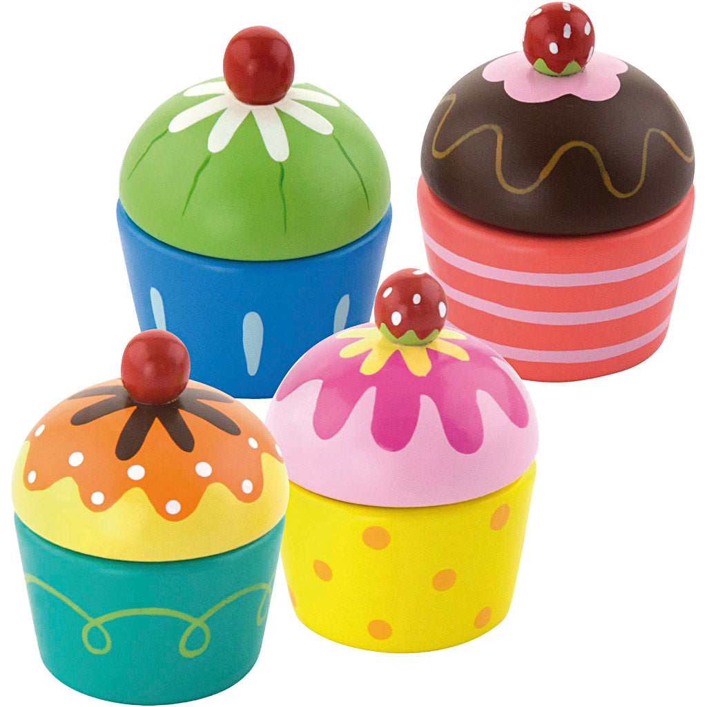 Cupcakes Viga, misura 4x5,5 cm, 4 parti 1 scatola
