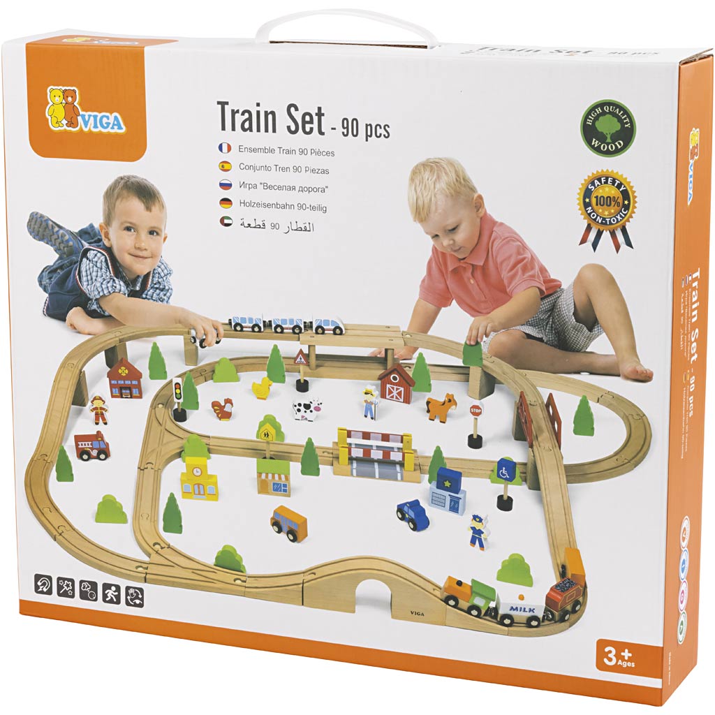 Ferrovia e città di Viga, 90 parti 1 set