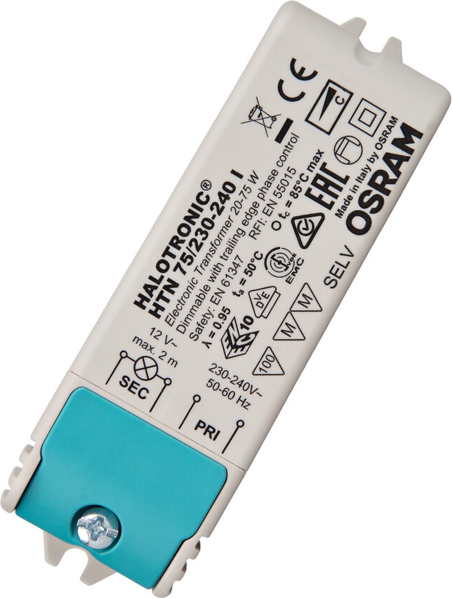 Sistema de iluminación de bajo voltaje con transformador halotrónico Osram - 4008321073037 - e3a97
