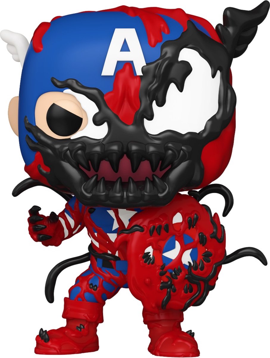 Funko marvel carnage capitan america figura vinilo 1436 pop! multicolor