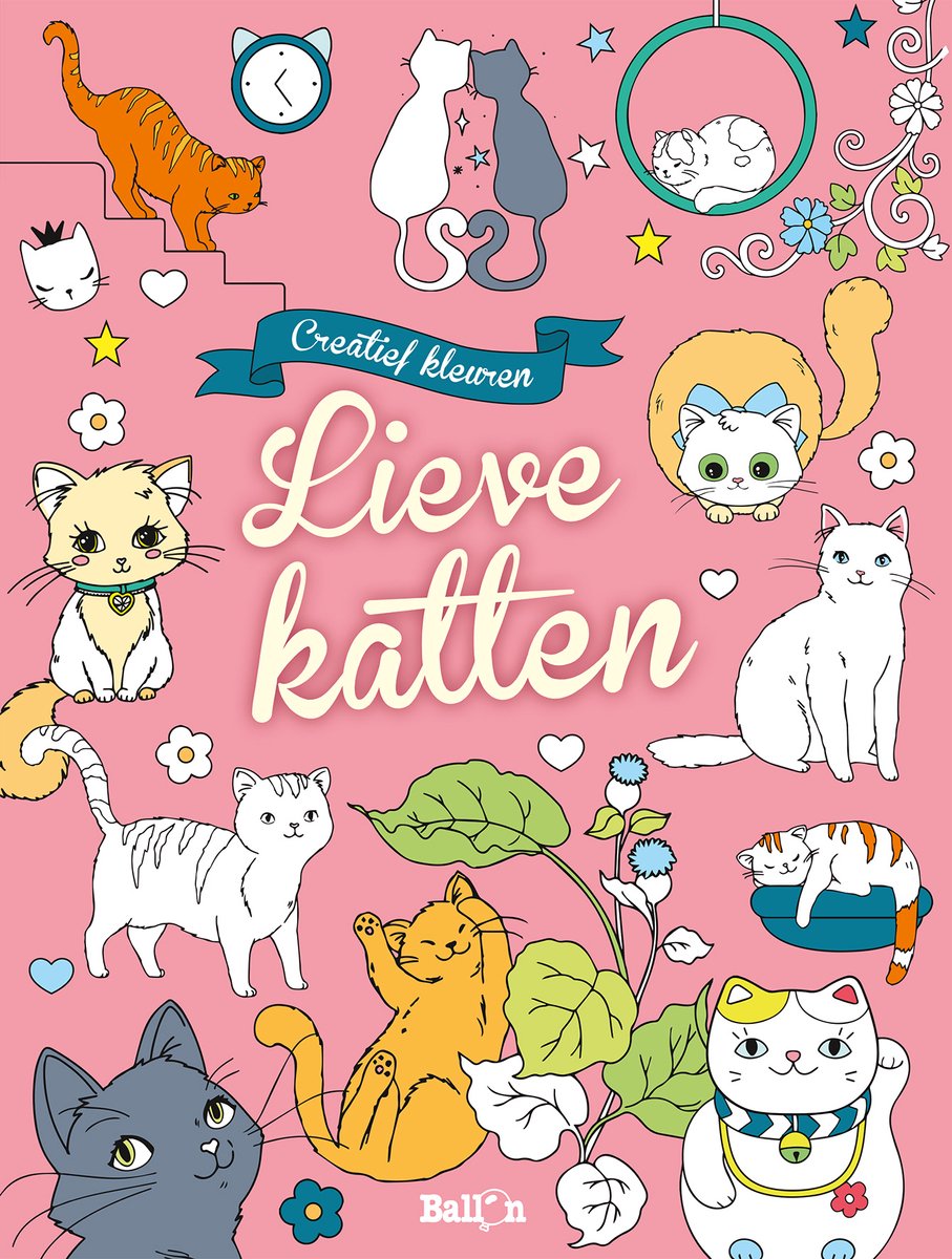 Libro da colorare standard della casa editrice gatti dolci
