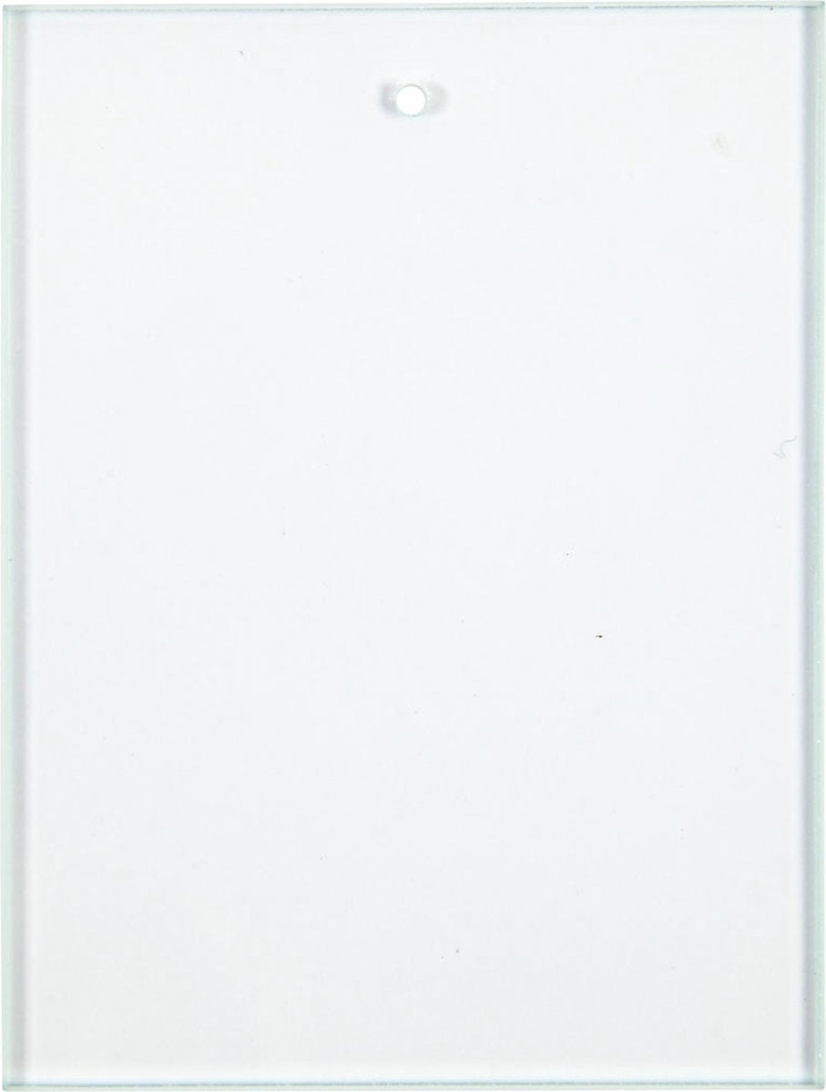 Creativ company creotime glazen plaat 10 stuks 8 x 6 cm vierkant