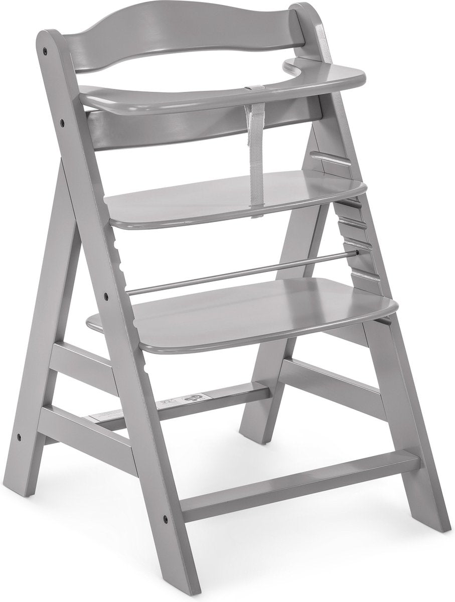 Hauck alpha+ - kinderstoel - fsc® gecertificeerd beukenhout - grey