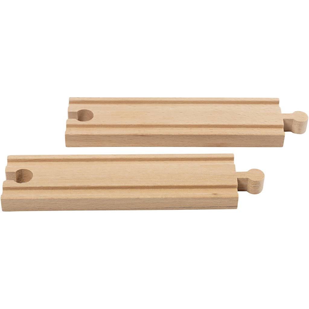 Ferrocarril Viga, recto, l: 14,5 cm, 4 piezas 1 caja