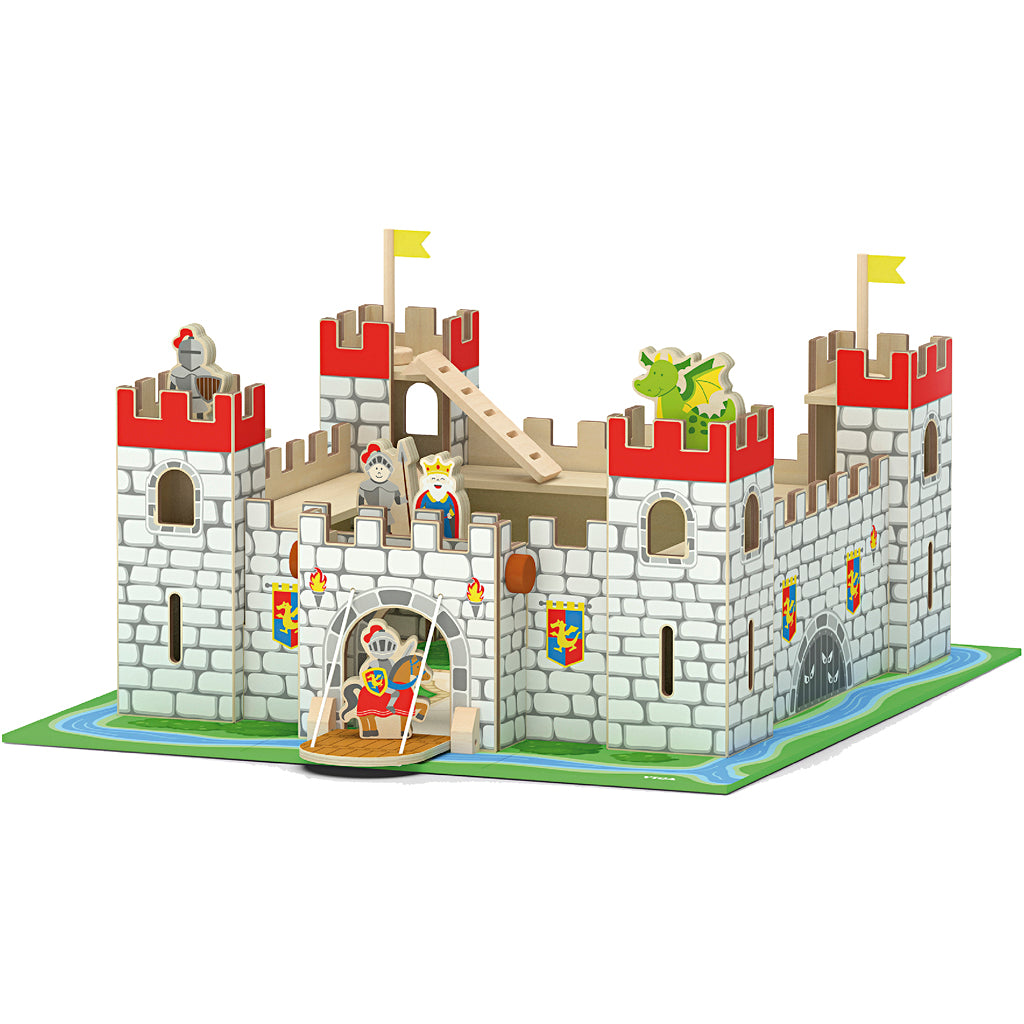 Castillo de caballeros de Viga, dimensiones 50x22x56 cm, 1 pieza