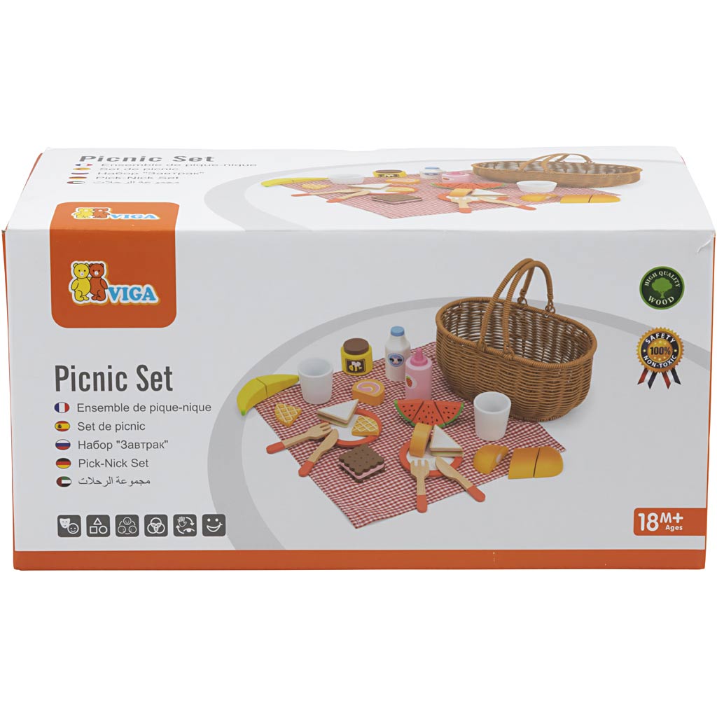 Set da picnic Viga, h: 23 cm, l: 25 cm, l: 14,5 cm, 30 pezzi 1 scatola
