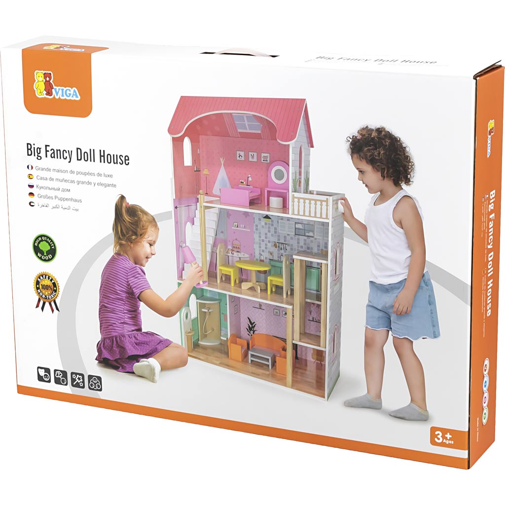 Https: www.cchobby.nl viga-casa-de-muñecas-tamaño-73x113x30-cm-14-partes-1-pieza