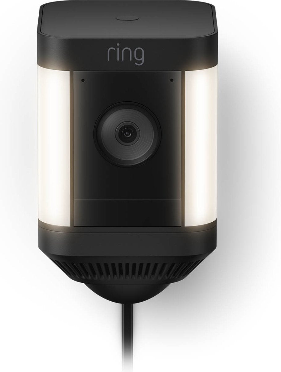 Ring Spotlight Cam Plus - plug-in - telecamera di sicurezza - nera