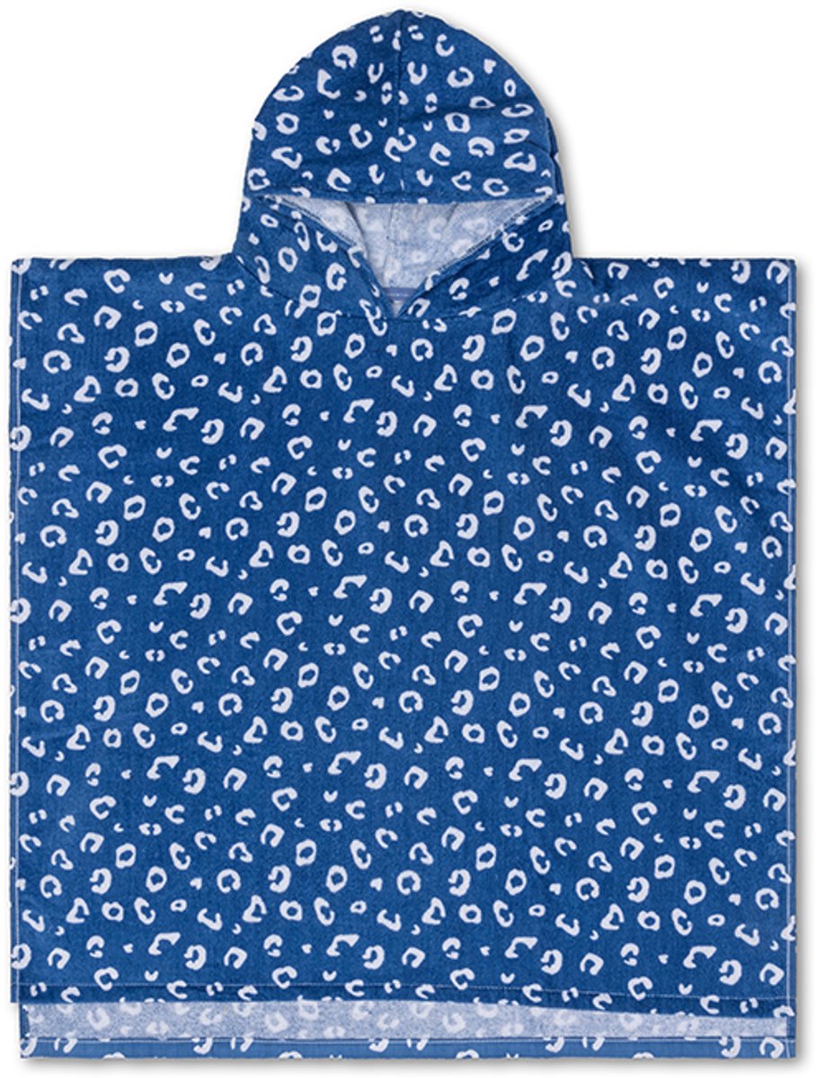 Leopardo | Blue Beach Poncho 65 x 65 cm