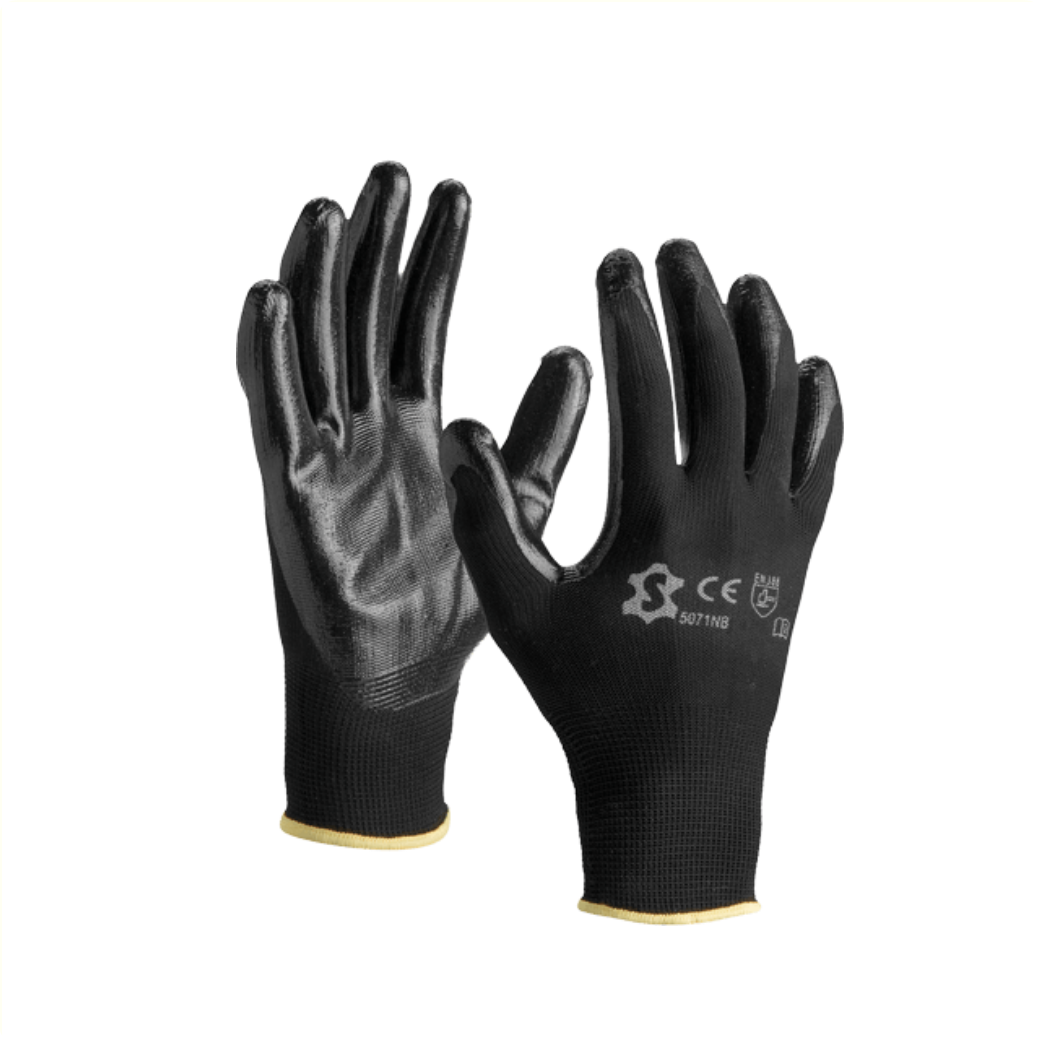 Cg0701a guanto nitrile poliestere 9 xl