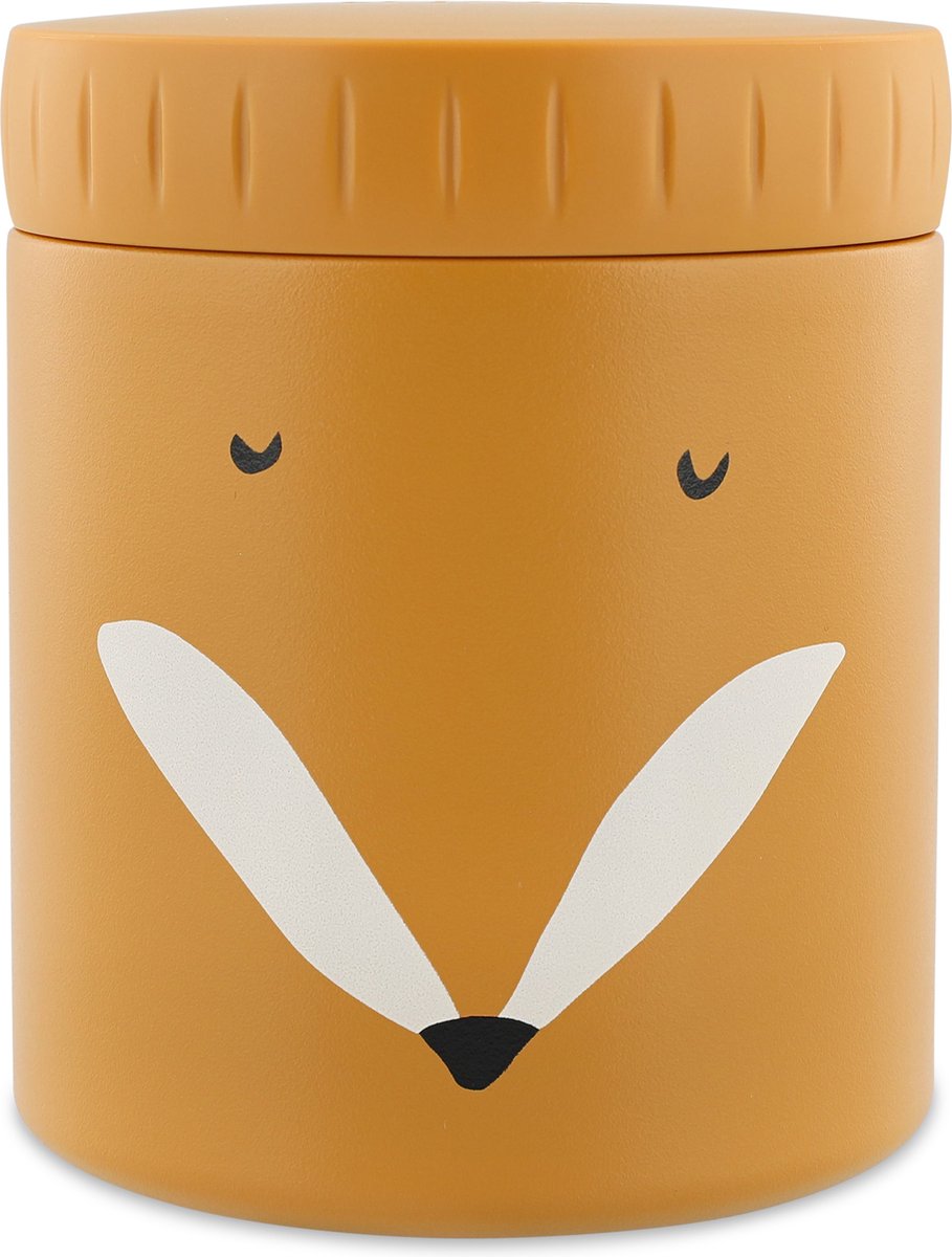 Trixie thermos container - mr. fox - thermo lunchpot voor kinderen - 350 ml - rvs lunchbox - oranje