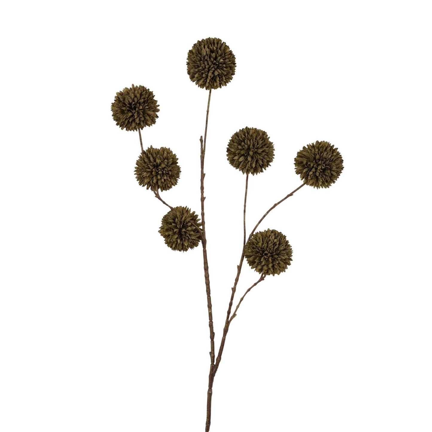 Roberts collection pompón de flor artificial 98cm verde oscuro