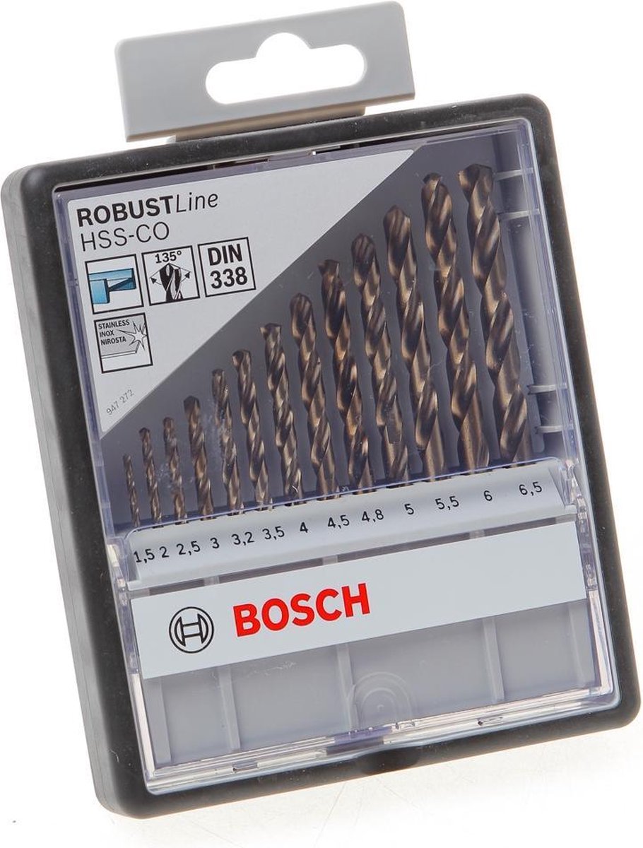 Set Bosch robustline hss-co 1.5-6.5mm ( 13 )