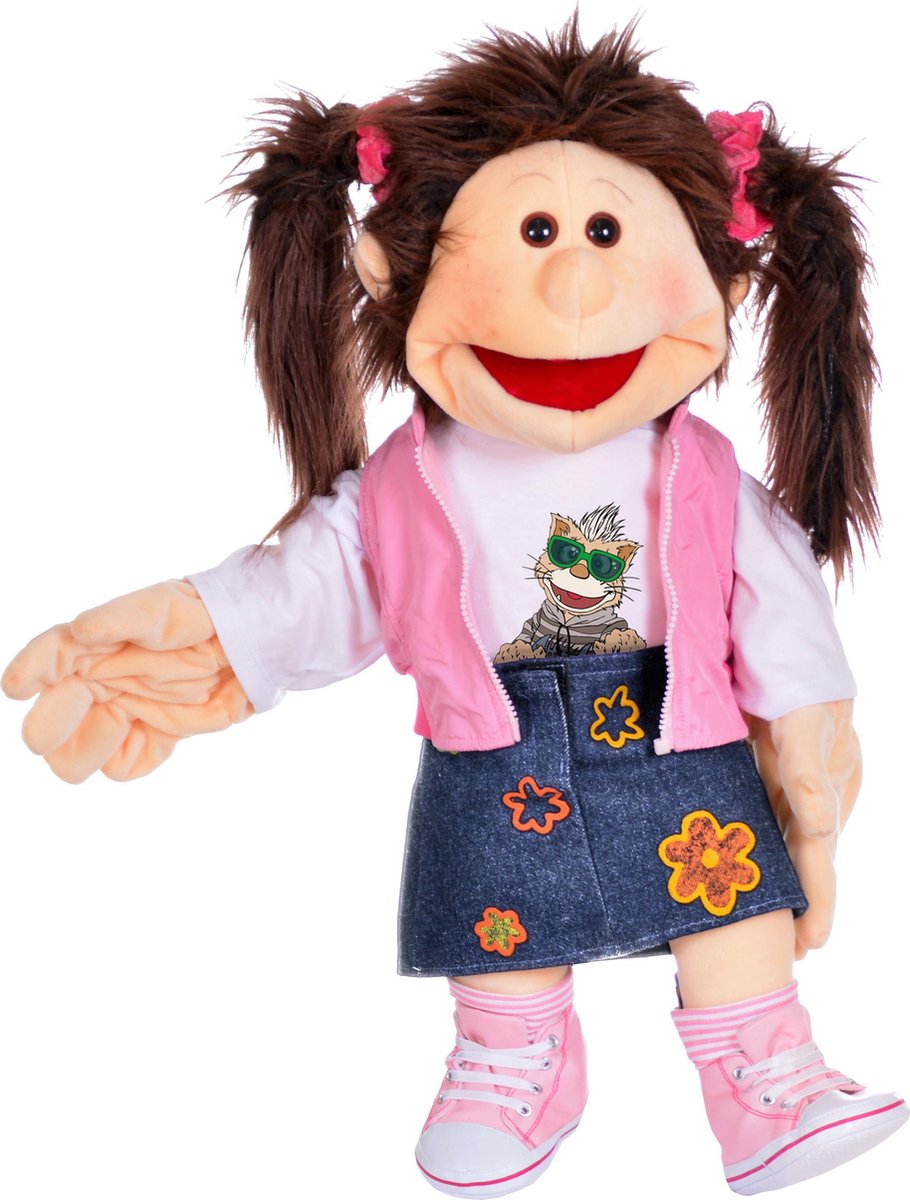 Marionetas vivas marioneta de mano monique 65cm