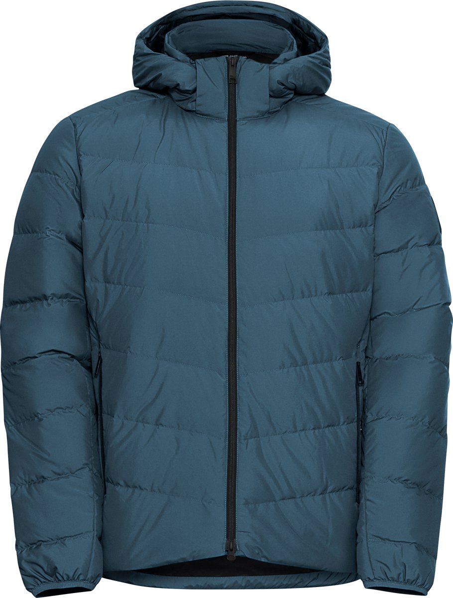 Giacca outdoor da uomo Jack wolfskin colonius jkt m rds - blu alluminio