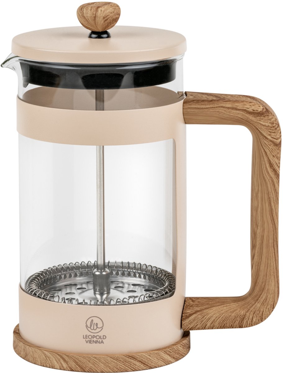 Leopold vienna - caffettiera franca - 600 ml - sabbia
