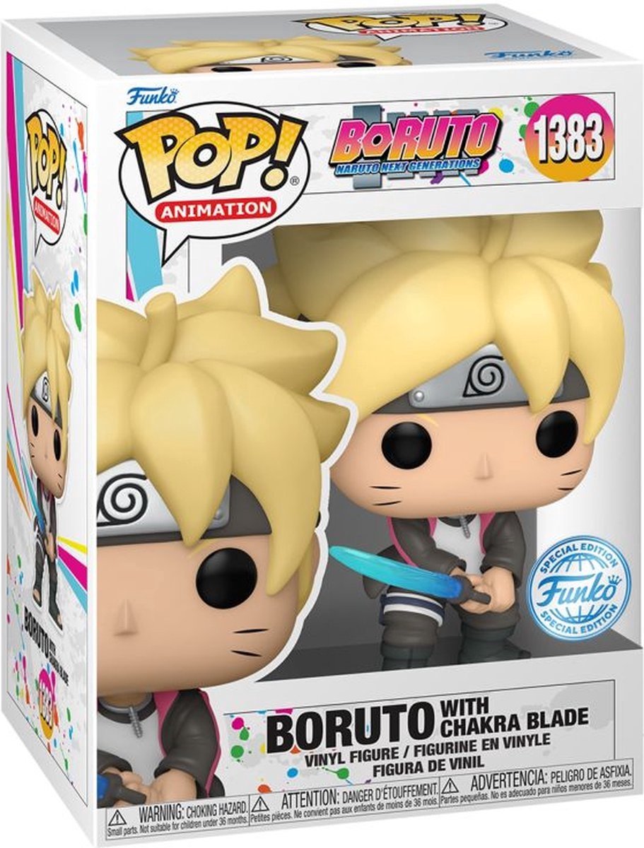 Funko pop animation: boruto naruto next generations - boruto with chakra blade pop #1383