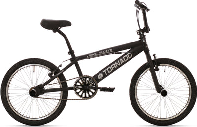 Royal bmx fiets -bugatti tornado freestyle 20 inch - mat zwart