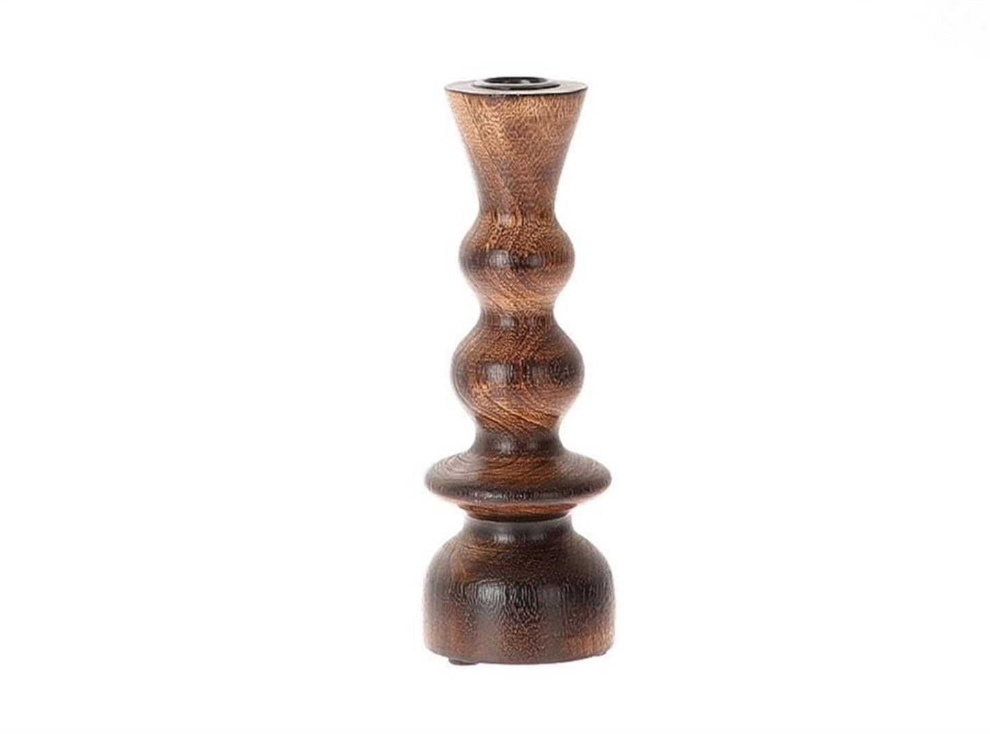 Candeliere Hbx in legno naturale vivente h20cm