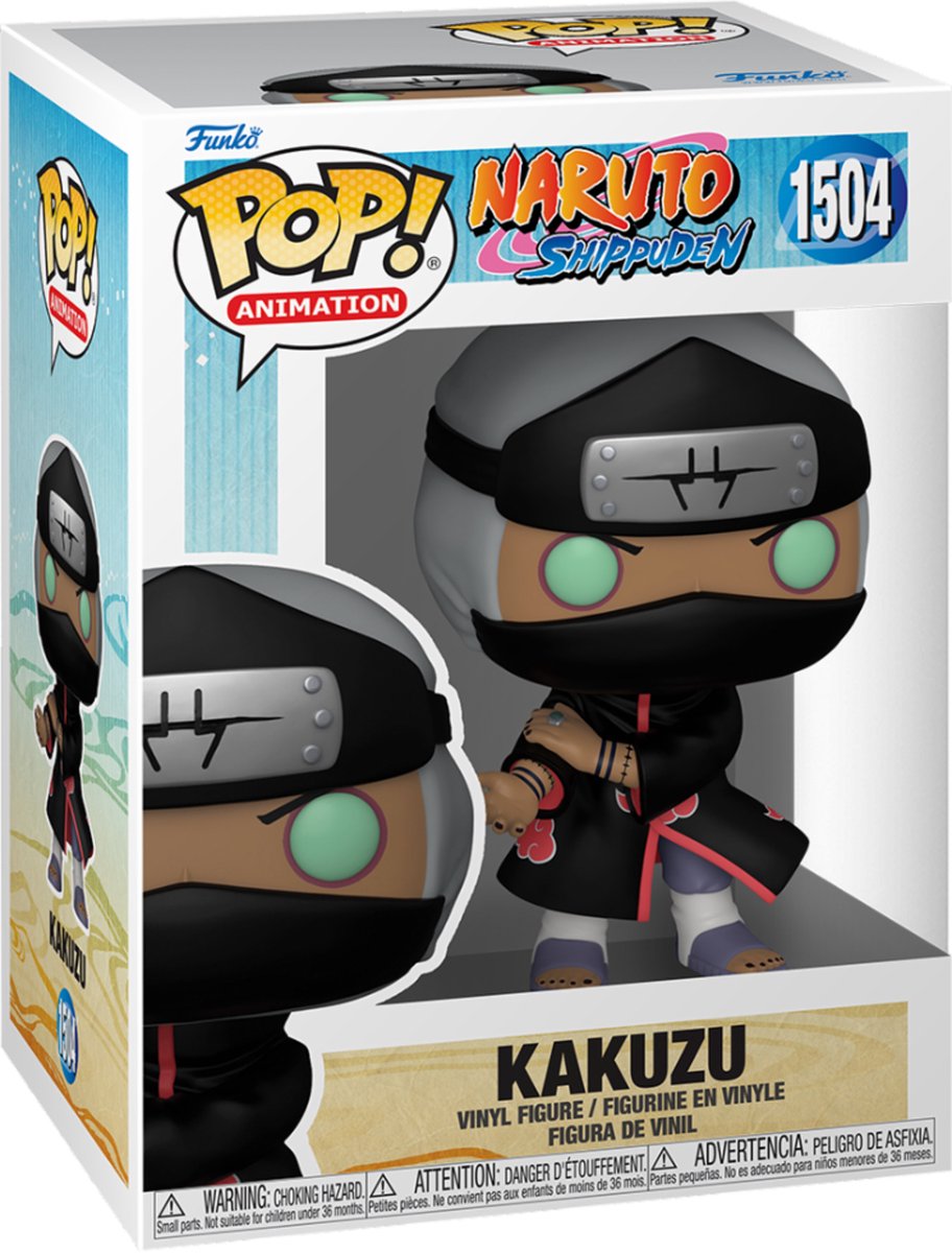 Animación funko pop: naruto-kakuzu - pop #1504