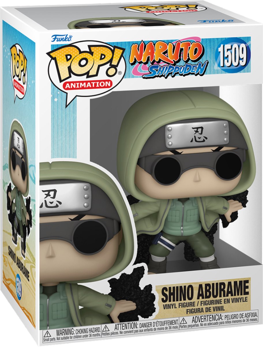 Funko pop animation: naruto-shino - pop #1509