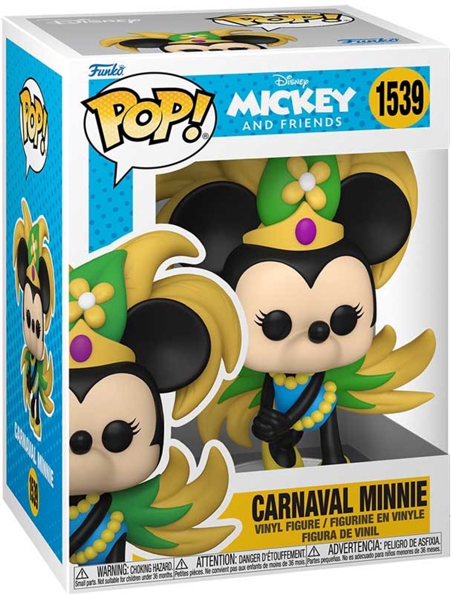 Funko pop! disney: mickey and friends - carnaval minnie mouse #1539