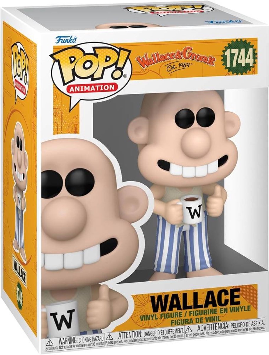 Animación funko pop: wallace gromit - wallace pop #1744