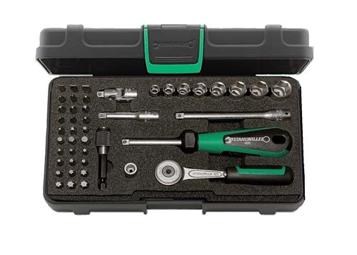 Set di bussole Stahlwille 6k 1 4 45 pezzi (u)