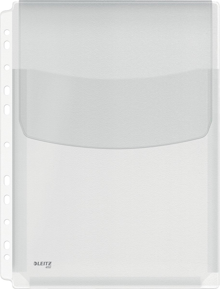 Cartella Leitz con inserti premium per armonica, PVC, A4, con patta - 5 pezzi