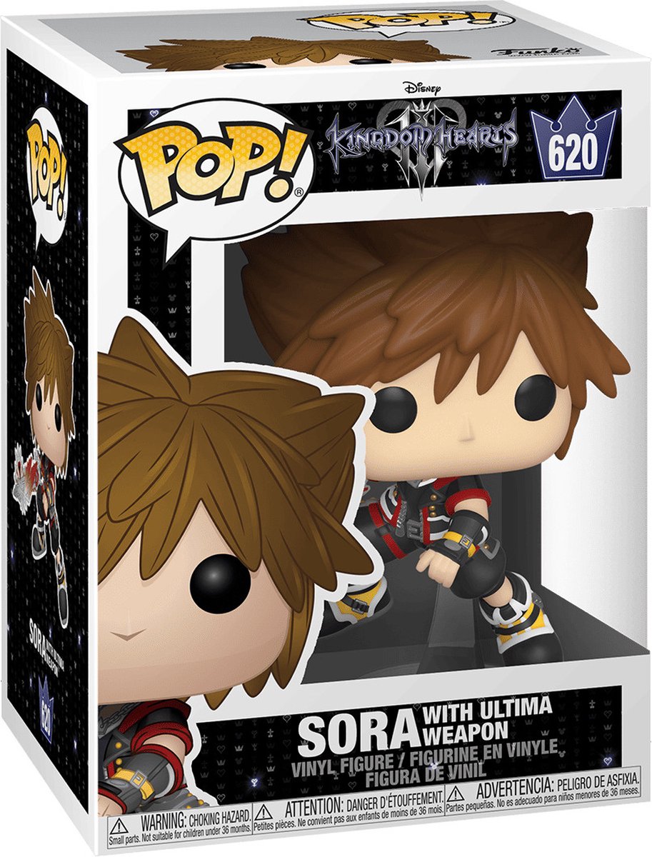 Funko pop games: kingdom hearts 3 - sora with ultimate weapon pop #620