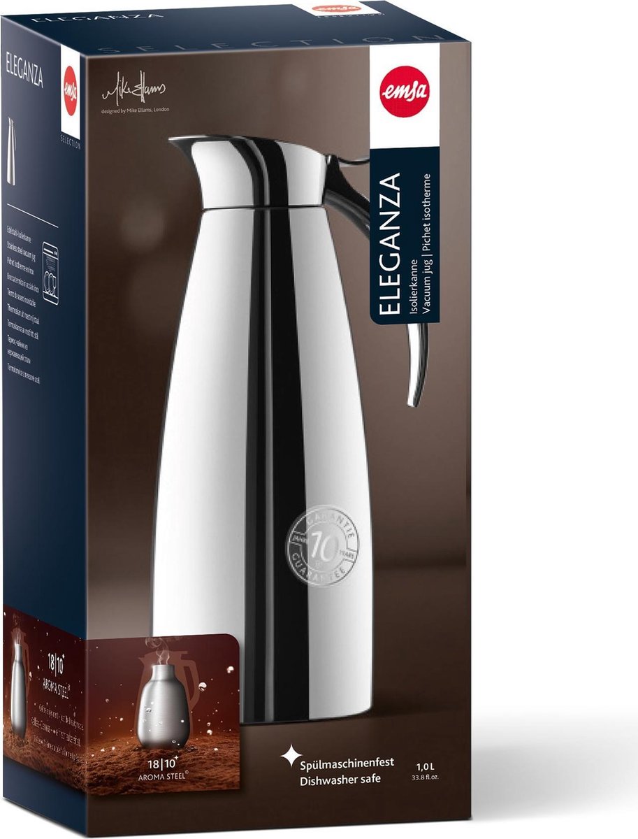 Emsa termo elegancia acero inoxidable 1 litro