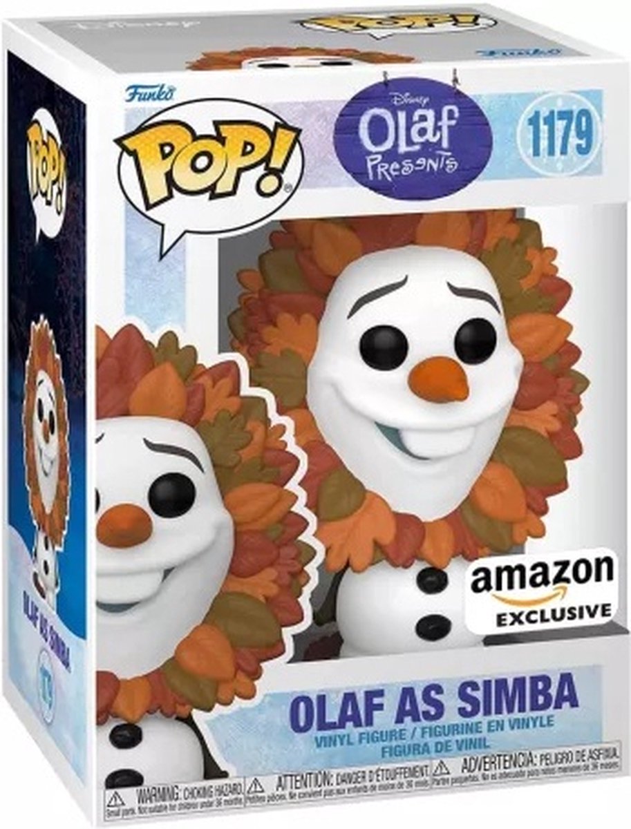 ¡Funko pop! disney: olaf presenta - olaf como el rey león (exclusivo)