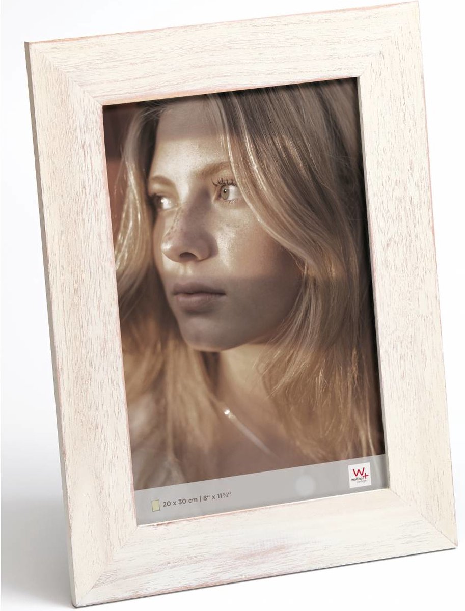 Walther design limmerick lv - fotolijst - fotoformaat 20 x 30 cm - wit