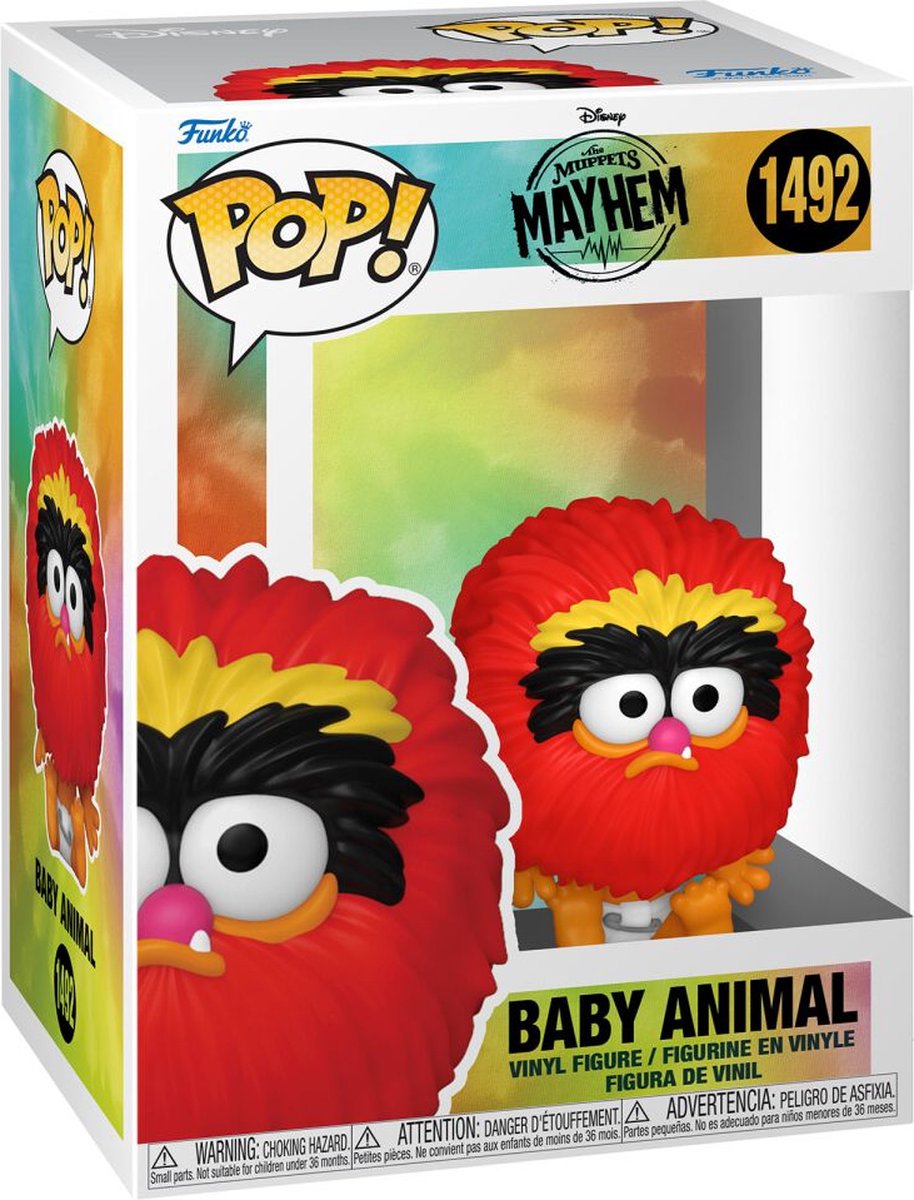 Funko the muppets the muppets mayham - figura de vinilo animal bebé 1492 pop! multicolor