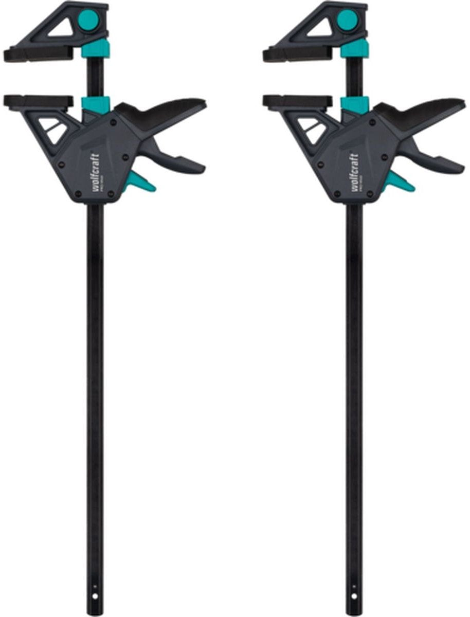 Wolfcraft - 2 pinze per colla 450 mm - pinza per colla pro max - 8662060
