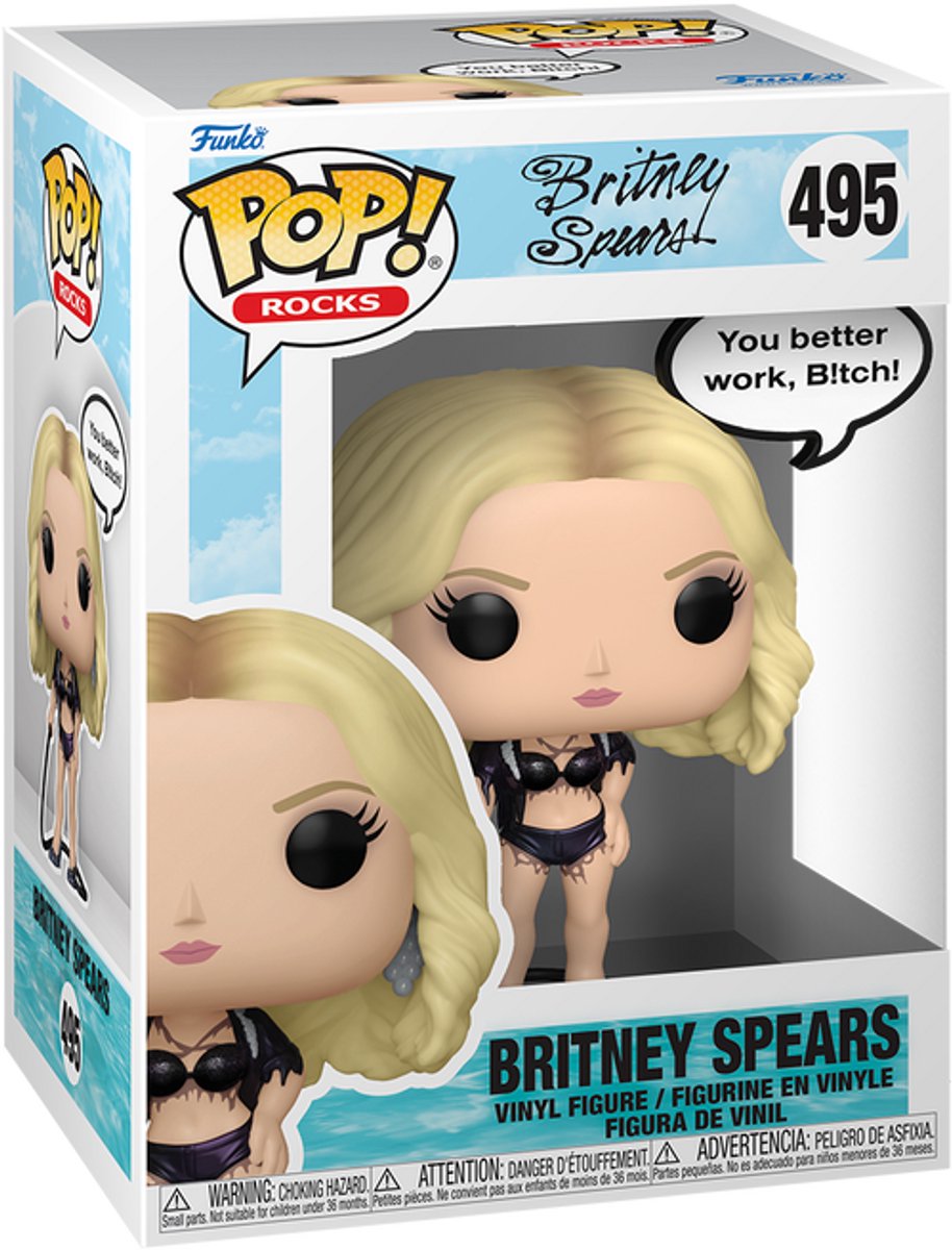 Funko pop rocks: britney Spears - pop #495